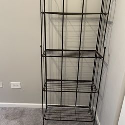 Iron Book Shelf/Bakers Rack