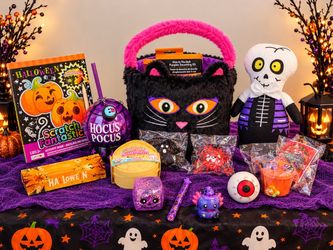 Plush sensory basket