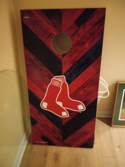 Boston Red Sox Cornhole Board