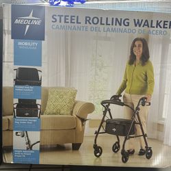 Steel Rollator - gifted To Me Less Than A Year Ago – Used Less Than 10 Times