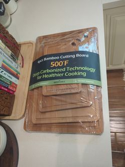 4pcs bamboo cutting boards