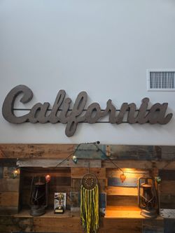 Metal California Sign