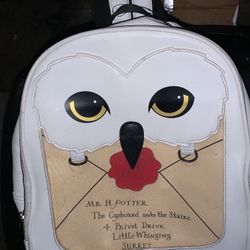 Harry Potter He’d Wig with Hogwarts Letter Mini Faux Leather Backpack