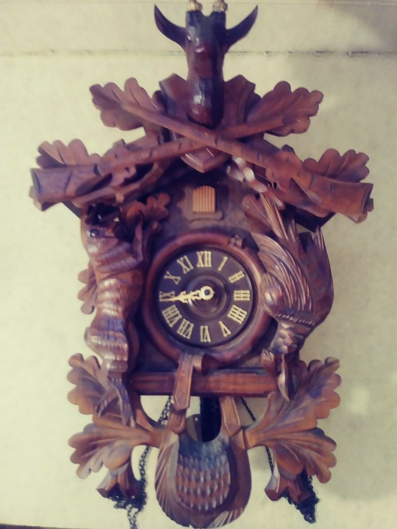 German antique cuckoo clock