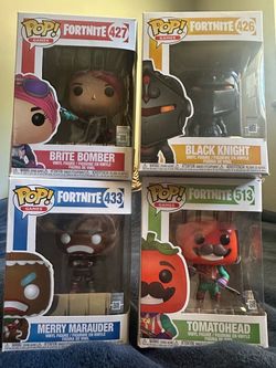 TomatoeHead, Bright Bomber, Black Knight,  Merry Marauder Funko PoP
