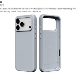RhinoShield Phone Case Compatible with iPhone 17 Pro Max | SolidX - Reinforced Shock-Absorbing Protection, Minimal and Slim Design with Military Grade