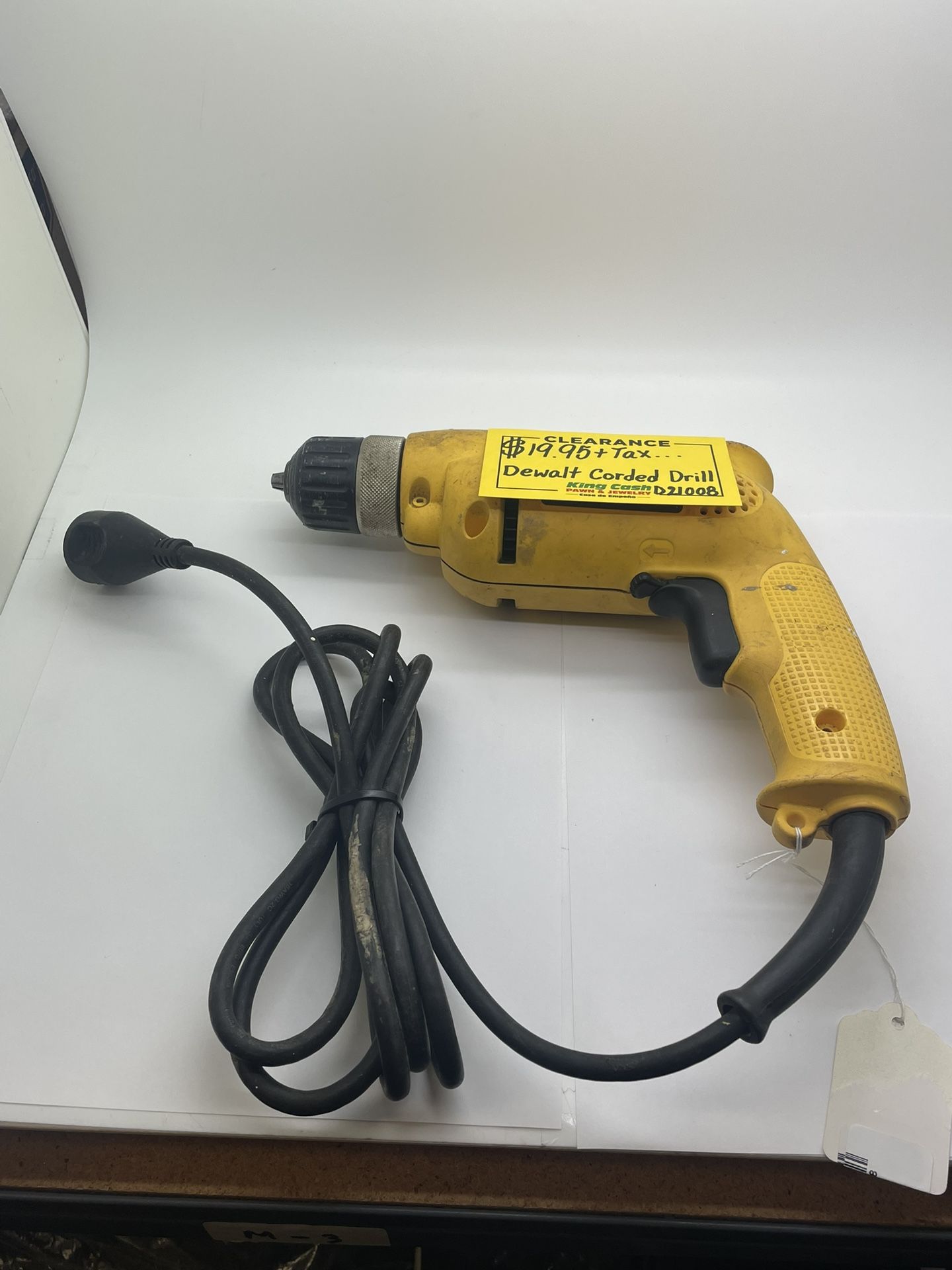 DEWALT CORDED DRILL D21008
