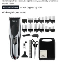 Wahl Clipper Rechargeable Cord/Cordless Haircutting & Trimming Kit for Heads, Longer Beards