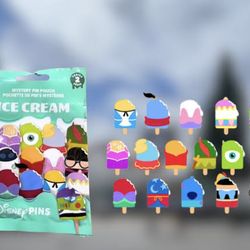BN 2026 Disney Ice Cream Popsicle Series 2 Pin or Set LR Mystery Stitch