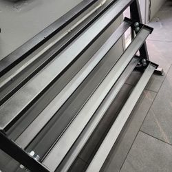 HEAVY DUTY 3 TIER DUMBBELL RACK HOLDS 5 LBS TO 70 LBS ( BRAND NEW IN THE BOX  )