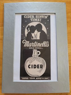 1959 Ad Martinelli's Cider Framed Print