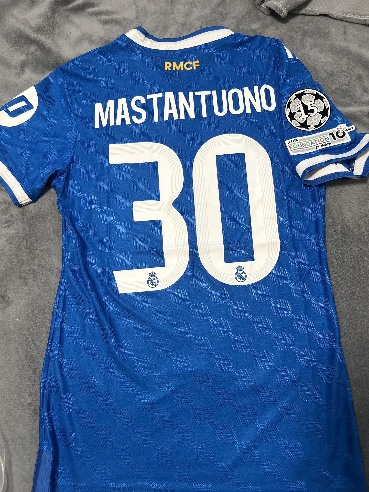 25/26 REAL MADRID JERSEY MASTANTUNO, Vini Jr Mbappe S Y M