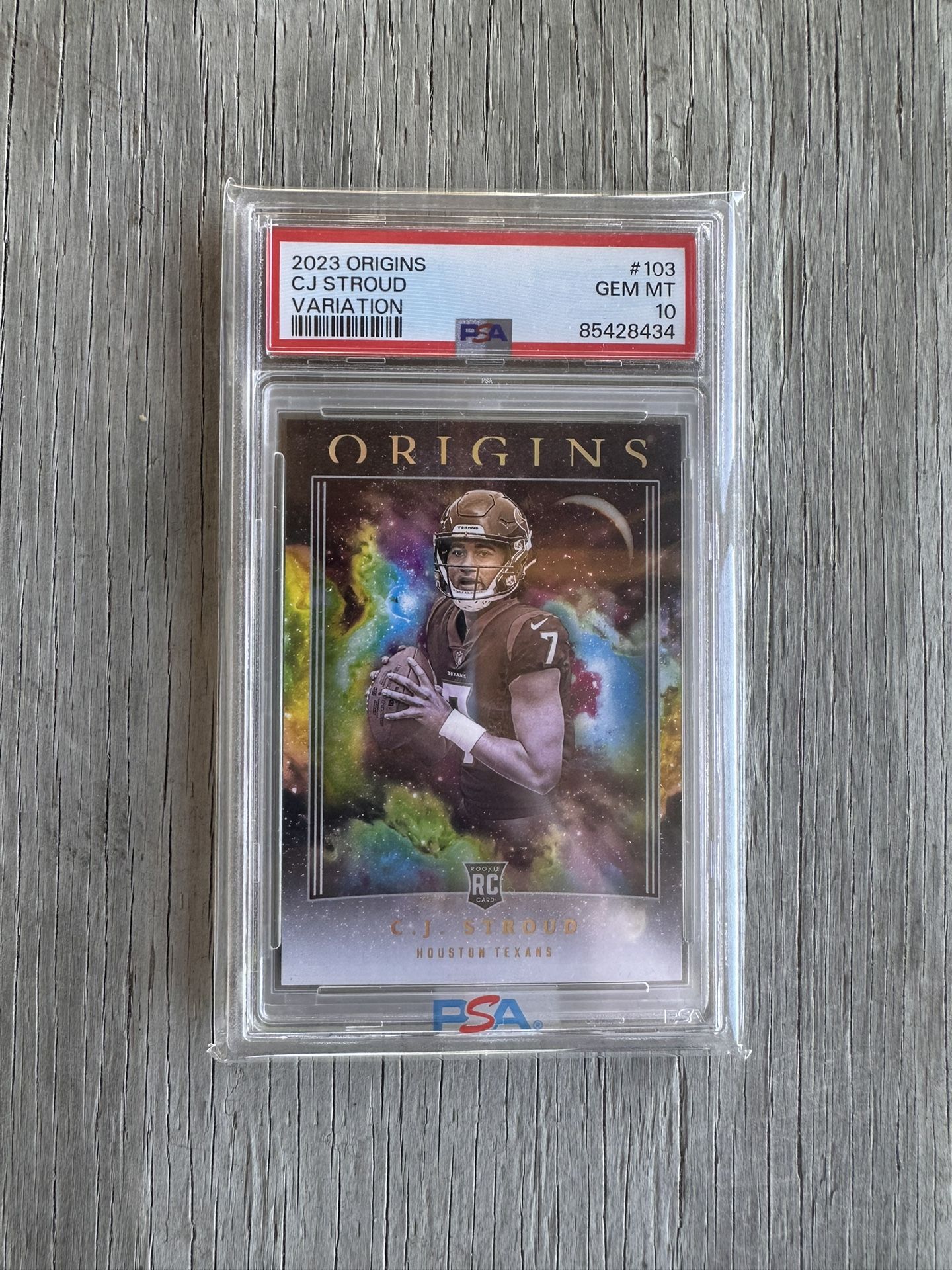 2023 Origins CJ Stroud RC #103 Variation PSA 10 Population of 7