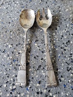 Metal Spoon and Fork
