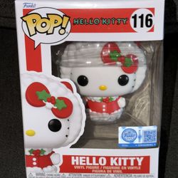 Funko Pop x Sanrio Holiday Christmas Jacket Dress  Exclusive Vinyl Figure Doll New In Box