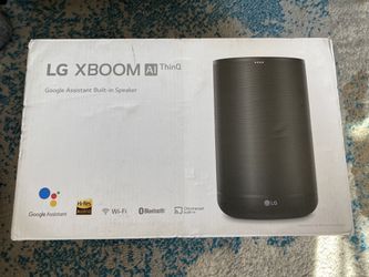 LG XBOOM AI ThinQ Speaker with Google Assistant Built In (WK7)