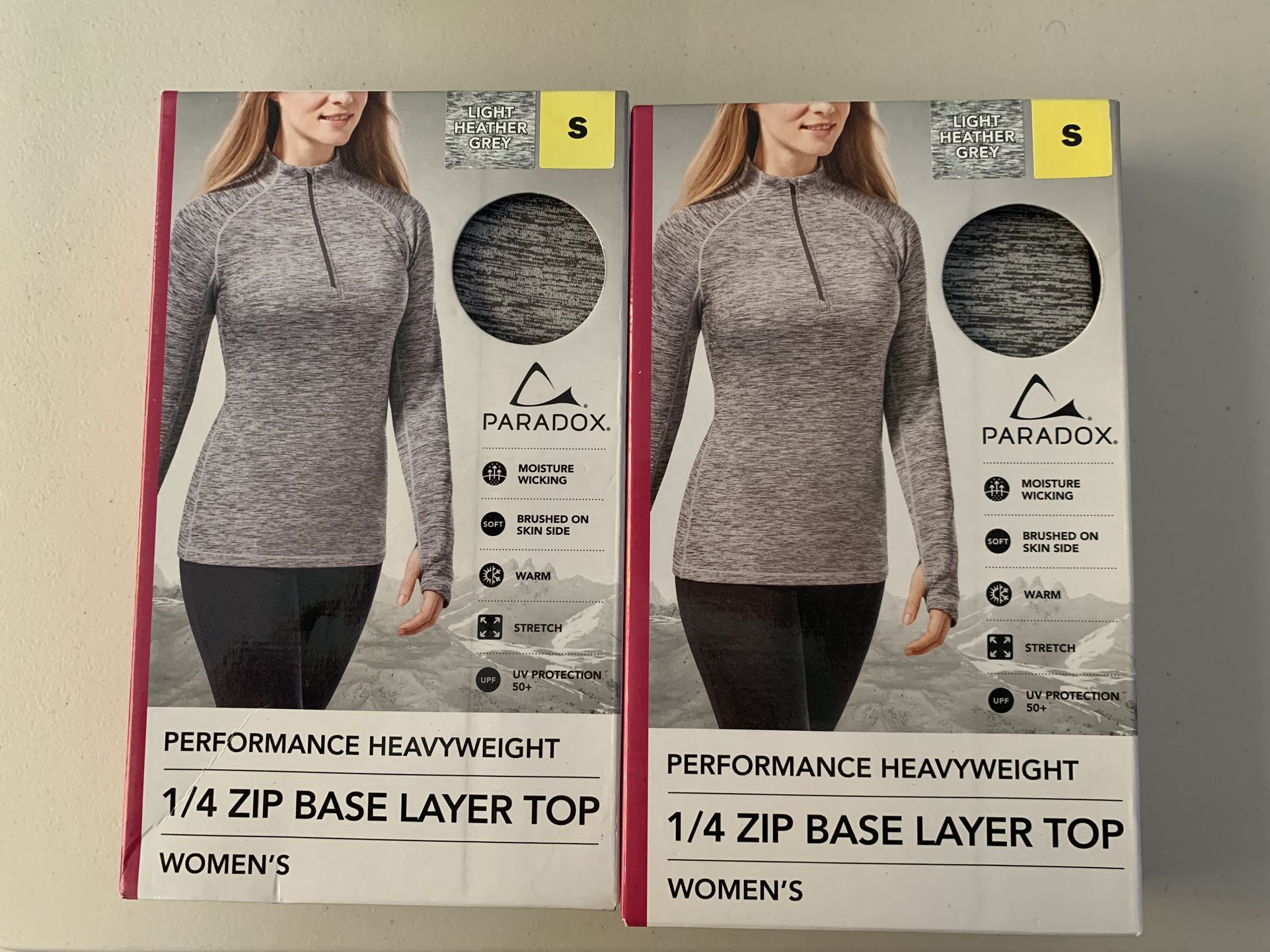 New Women Baselayer Shirts Size Small Price For Both