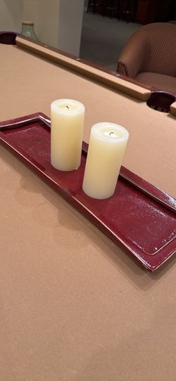 Candle tray (pottery barn)