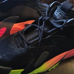 Adidas Originals Streetball Black Multicolor Mens Basketball Sneakers