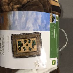 John Deere make your own blanket craft