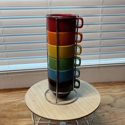 World Market Mug Set And Rack