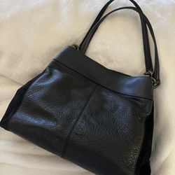 Coach Black Leather Bag