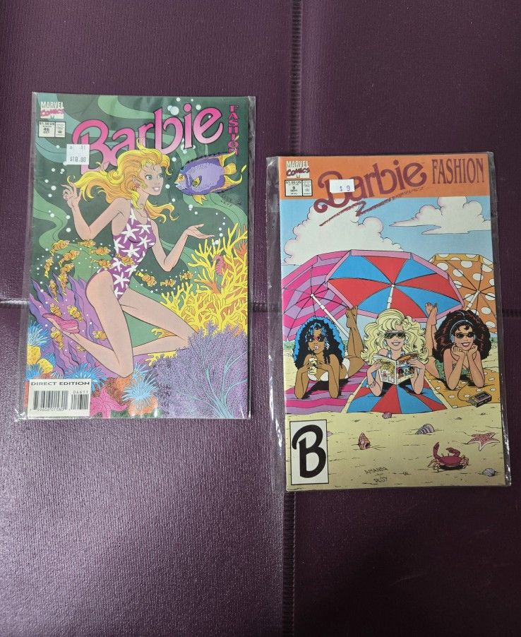 BARBIE BUNDLE -- Barbie Fashion Comics x2