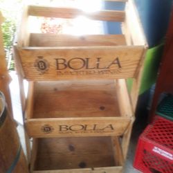 Wine Box Shelf
