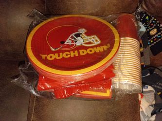 A football theme touchdown set