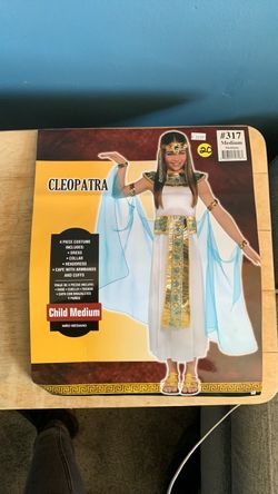 HALLOWEEN EGYPTIAN CLEOPATRA KIDS SIZE MEDIUM COSTUME