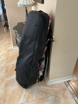 Golf Club Travel Cover Built In Rolling Wheels