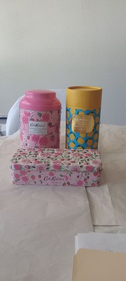 Cath Kidston Tea Tin Set with Tea Wisdom Canister