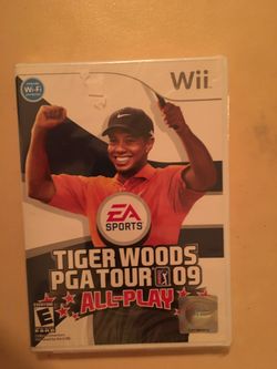Nintendo Wii tiger woods 09 new sealed