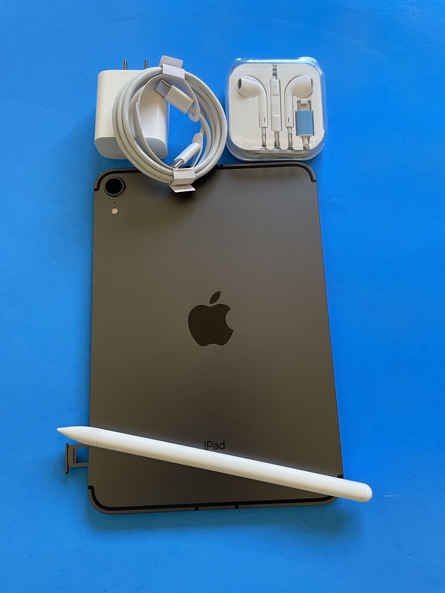 Apple Ipad Mini 6th Generation (2021/ 8.3” Liquid Retina ) 64GB WiFi + cellular (5G Unlocked) with pen, case & Accessories (256GB $569)