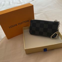 Louis Vuitton Damier Key Pouch Black