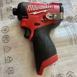 Milwaukee M12 FUEL 12V Cordless 1/4 in. Hex Impact Driver **TOOL ONLY **BRAND NEW ** LATEST MODEL 