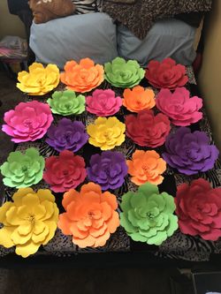 Paper flowers