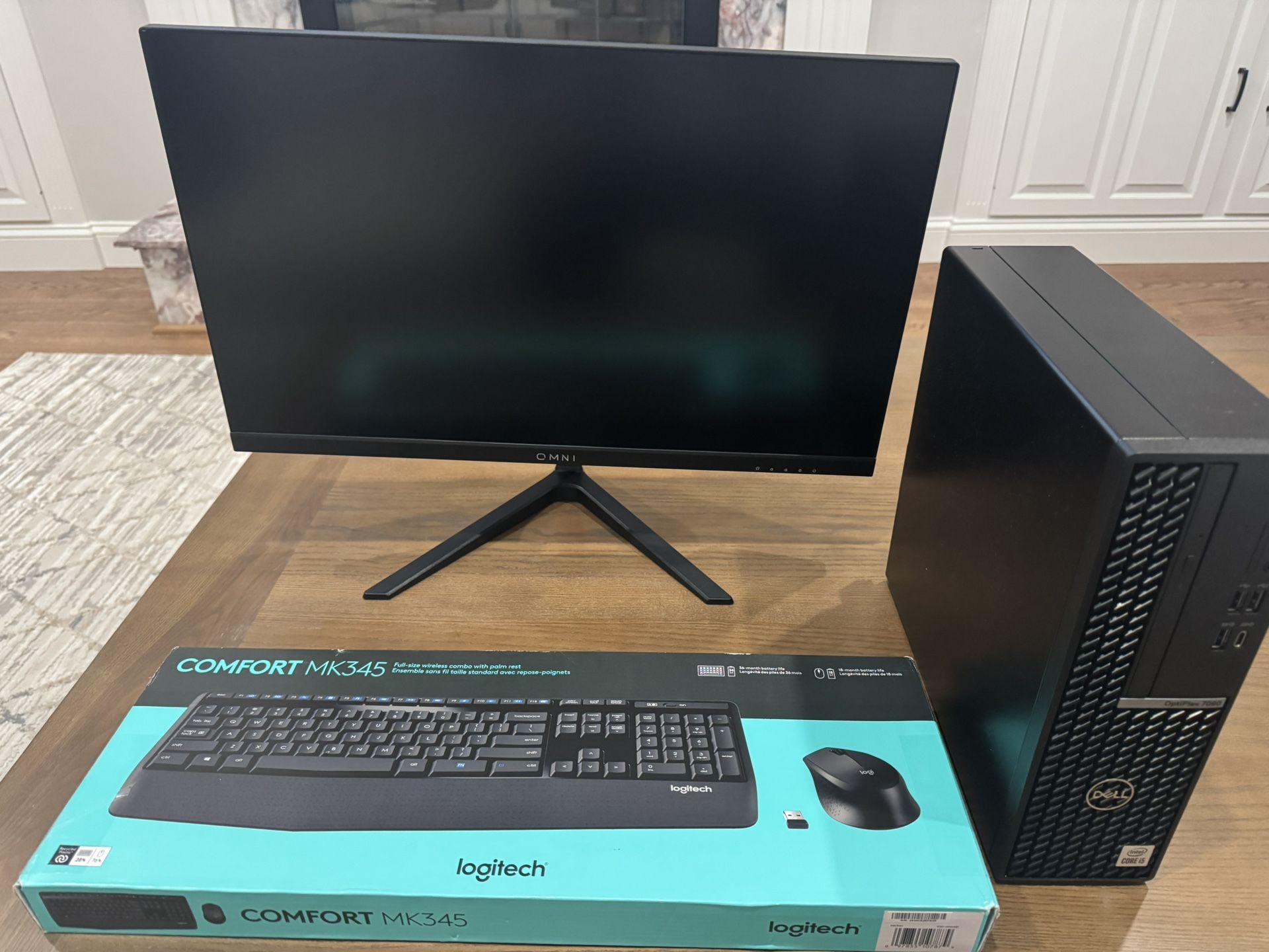 Dell Desktop Optiplex 7090 w/ 24” Viewsonic monitor