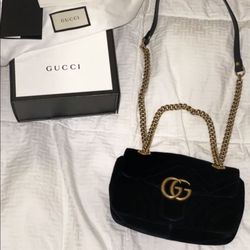 Gucci Shoulder Bag GG Marmont 2.0 Matelasse Velvet