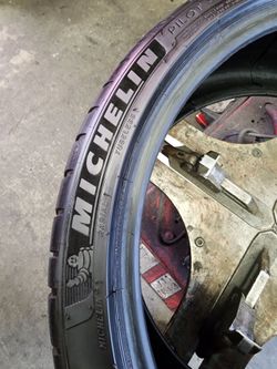 Very Good Pair of 245/35ZR20 Michelin Pilot Sport 4S NA0 Porsche Oem just$220 both free Installation Only At GM Bros Garage In S El Monte Ca