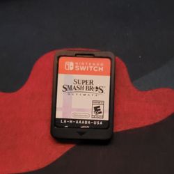 Super Smash Bros Game card (No game case)