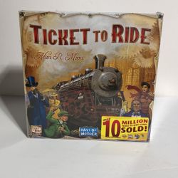 New Days Of Wonder .Ticket To Ride By Alan R. Moon Train Adventure Board Game 