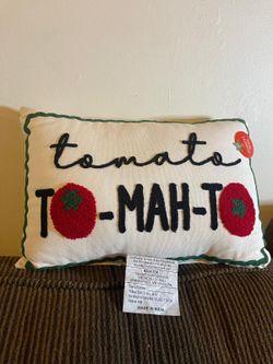 Tomato Themed Decorative Pillows (Set Of 2)