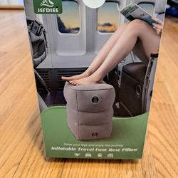 Inflatable Kids Airplane Bed and Footrest