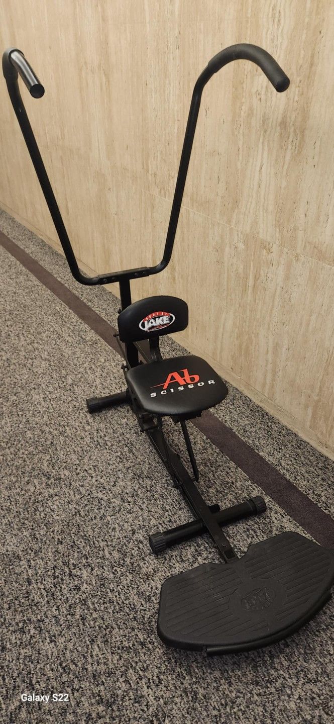 Body by JAKE AB SCISSOR Exerciser Abdominal Crunch Workout Machine Core Trainer