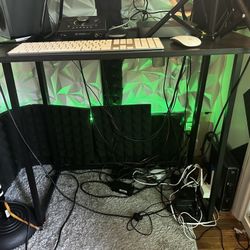 Black Metal Table
