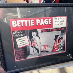 Betty Page Wall Picture