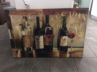 Wine Canvas Painting