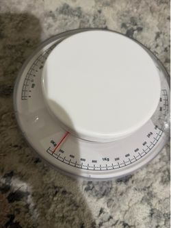 Mechanical Kitchen Scale with Bowl