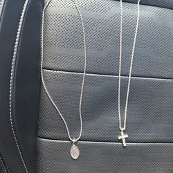 Sterling Silver Chain With Pendant 